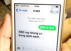 Cẩn trọng với tin nhắn &#8220;Đã có điểm thi&#8230;&#8221;