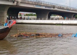 Cha ôm con 4 tuổi bơi vào bờ khi ghe bị tông chìm