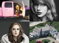 Choáng váng với độ giàu có ở tuổi 26 của Taylor Swift và Adele