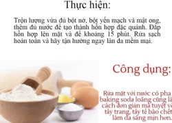 Công thức không hóa chất cho da trắng sáng bằng bột