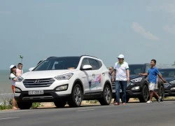 Dàn xe Hyundai Santa Fe tụ họp ở Phan Thiết