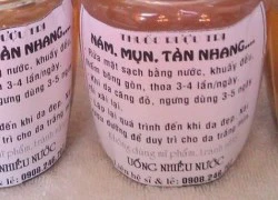 Dùng rượu thuốc trị nám, mụn, dễ mang họa vào thân