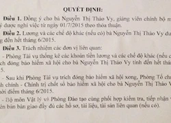 Giảng viên sau 9 tháng viết đơn đã được nghỉ việc