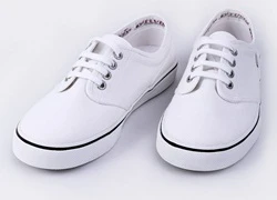 Giày Tuvi's Unisex White Color có dây