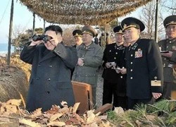 Kim Jung Un thị sát diễn tập quân sự chống Mỹ-Hàn