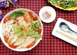 [Chế biến] - Lạ miệng với bún chả cá thu