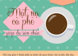 Làm mặt nạ dưỡng da từ cà phê