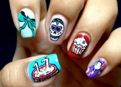 Mẫu nail đáng yêu dành riêng cho ngày sinh nhật