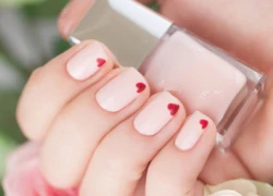 Những mẫu nail tông màu trắng hồng tuyệt đẹp cho cô dâu