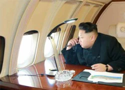 Ông Kim Jong Un đi máy bay sang trọng khảo sát đô thị Bình Nhưỡng