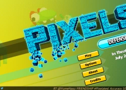 PIXELS Defense: Bảo vệ thế giới khỏi quái vật game Pac-Man