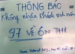 Quán game cấm các sĩ tử thi đại học vào chơi