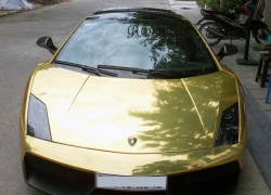 Siêu xe Lamborghini Gallardo vàng bóng duy nhất tại Hà Nội