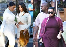 Thân hình Kim Kardashian ngày càng "đồ sộ" khi mang thai lần 2