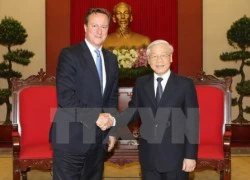 Tổng Bí thư Nguyễn Phú Trọng tiếp Thủ tướng Anh David Cameron