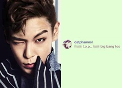 T.O.P (Big Bang) đăng ảnh chụp bình luận công kích của anti-fan Việt