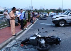 Vụ ô tô tông 2 xe máy: Tài xế có hơi men, đạp nhầm chân ga