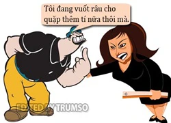 Vuốt râu cho thẳng để không sợ vợ