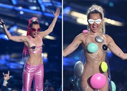 9 khoảnh khắc 'chơi ngông' của Miley ở giải MTV VMAs