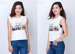 Áo thun croptop nữ sành điệu