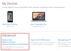 Apple hỗ trợ khôi phục dữ liệu đã xóa trên iCloud