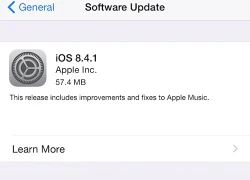 Apple ra iOS 8.4.1, cập nhật nhỏ cho iPhone, iPad