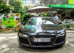 Audi R8 V10 mui trần ra biển trắng đầu tiên tại Việt Nam