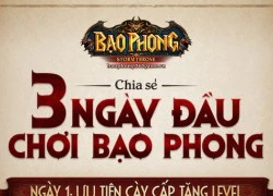 Bí kíp tân thủ trong 3 ngày đầu chơi Bạo Phong