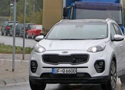 Chưa ra mắt Kia Sportage 2016 đã lăn bánh ngoài đời thực