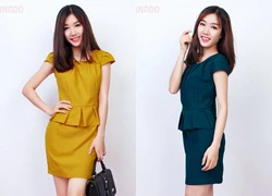 Đầm Peplum công sở cách điệu