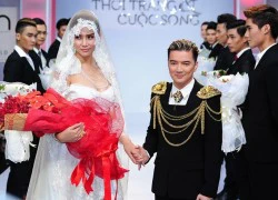 Đàm Vĩnh Hưng thấp bé khi catwalk cùng Võ Hoàng Yến