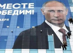 Đảng Nước Nga thống nhất thôi 'dựa dẫm' hình ảnh Tổng thống Putin