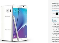 Galaxy Note 5 và S6 Edge+ vẫn có phiên bản 128 GB