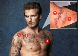 Giải mã 40 hình xăm trên cơ thể David Beckham