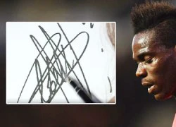 Giải mã chữ ký của Balotelli