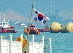 Hai tàu Trung Quốc đến Hàn Quốc trục vớt phà Sewol