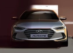 Hyundai hé lộ hình ảnh xe Avante thế hệ mới