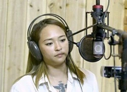 Kimmese The Voice để mặt mộc nhợt nhạt tập luyện