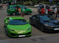 Lamborghini Huracan và BMW i8 khoe dáng tại Sài Gòn