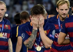 Messi ôm mặt xúc động khi đăng quang