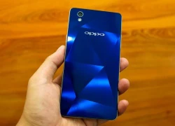 Mở hộp Oppo Mirror 5 phiên bản màu xanh