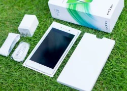 Mở hộp OPPO R7 Lite thân kim loại nguyên khối sắp bán ở VN