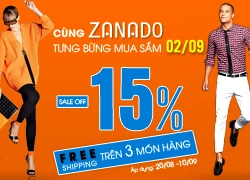 Ngày mua sắm mùa thu 2015 đã có mặt tại Zanado