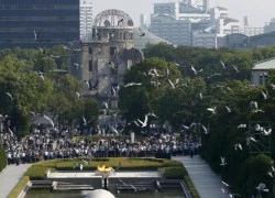 Nhật tưởng niệm 70 năm Mỹ ném bom nguyên tử xuống Hiroshima