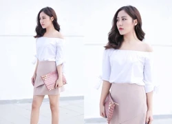 Sao Việt chọn màu đơn sắc cho street style giao mùa