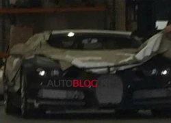 Siêu phẩm mới Bugatti Chiron lần đầu lộ ảnh