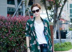 Style dạo phố trẻ trung của phái đẹp Hàn