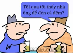 Thắp đèn sáng để vợ khỏi nghi ngờ