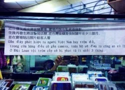 Thói trộm cắp và sự thô vụng ứng xử của vài người Việt khi ra nước ngoài