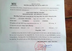 Vụ nhận giấy báo trúng tuyển ngay khi nộp hồ sơ: Trường ĐH thừa nhận sai sót